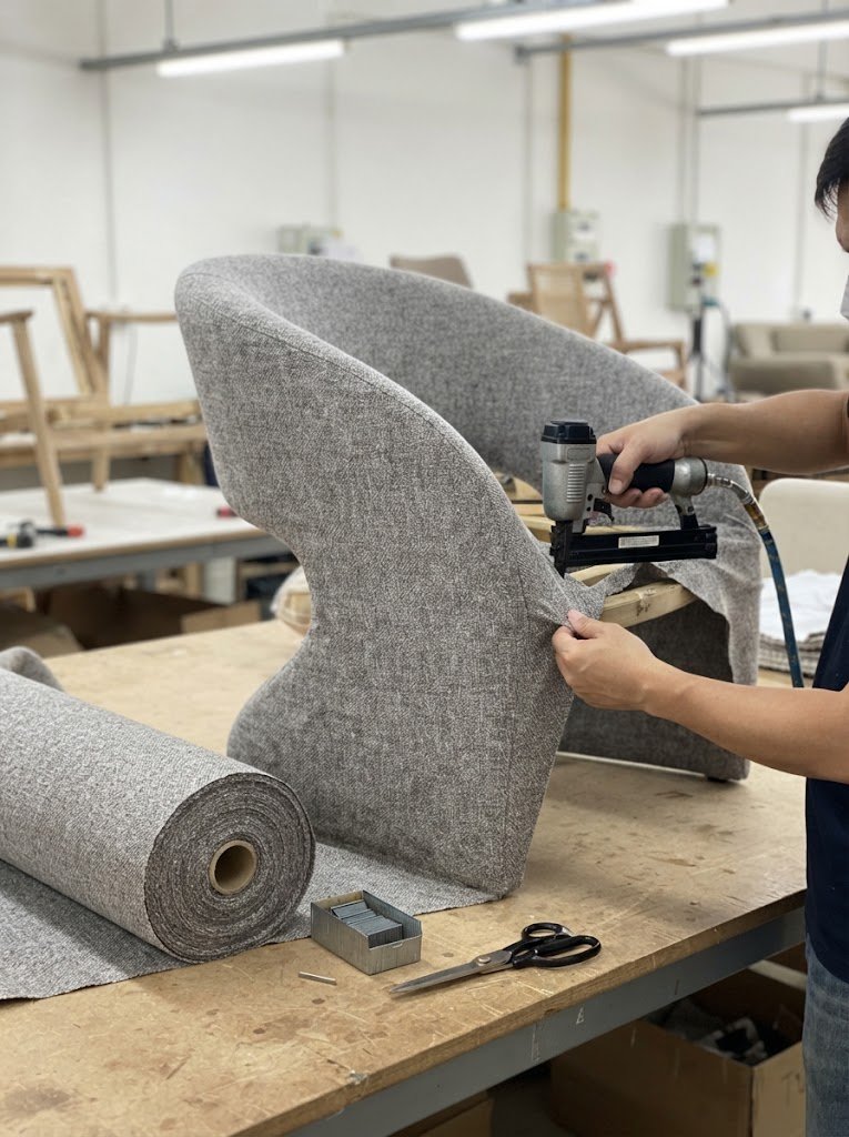 Furniture repair and reupholstery